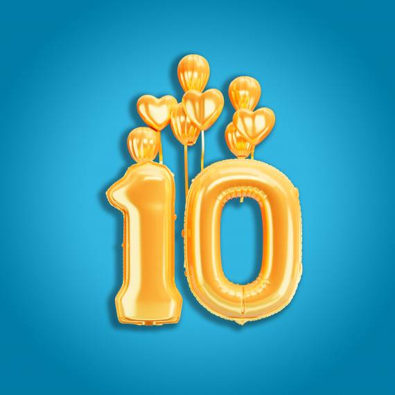 Félicitations à Vivien pour ces 10 années exceptionnelles !